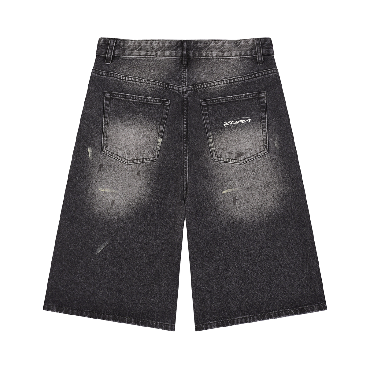 Zora light wash jorts